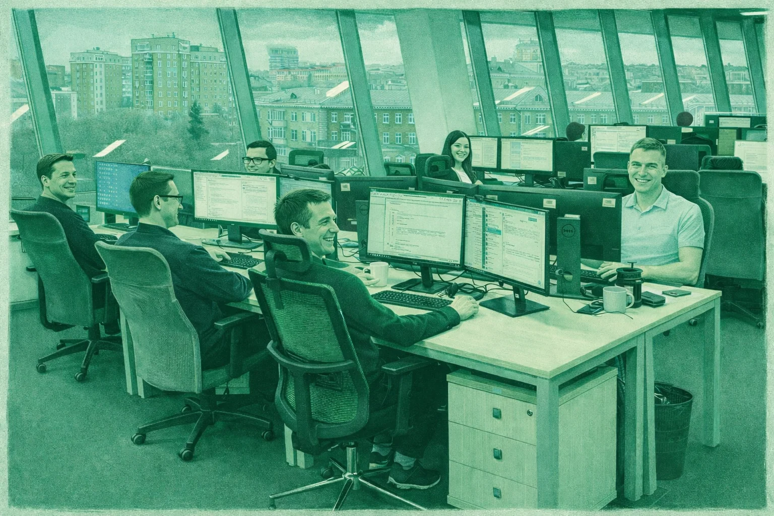 Рабочее пространство нашей команды